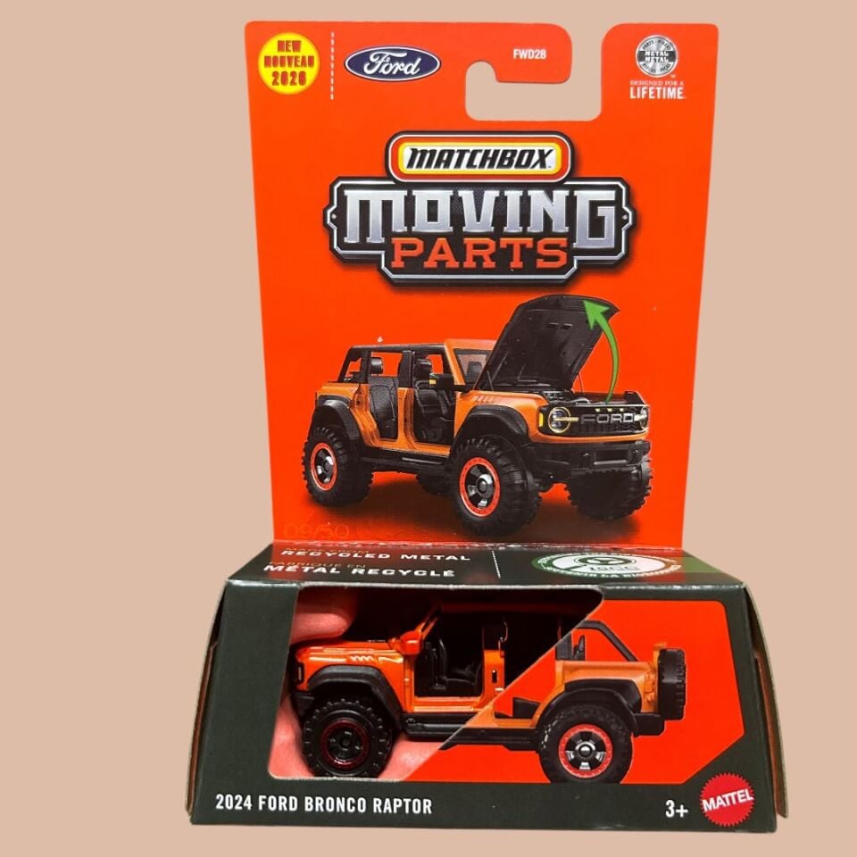Matchbox Moving Parts 2024 Ford Bronco Raptor