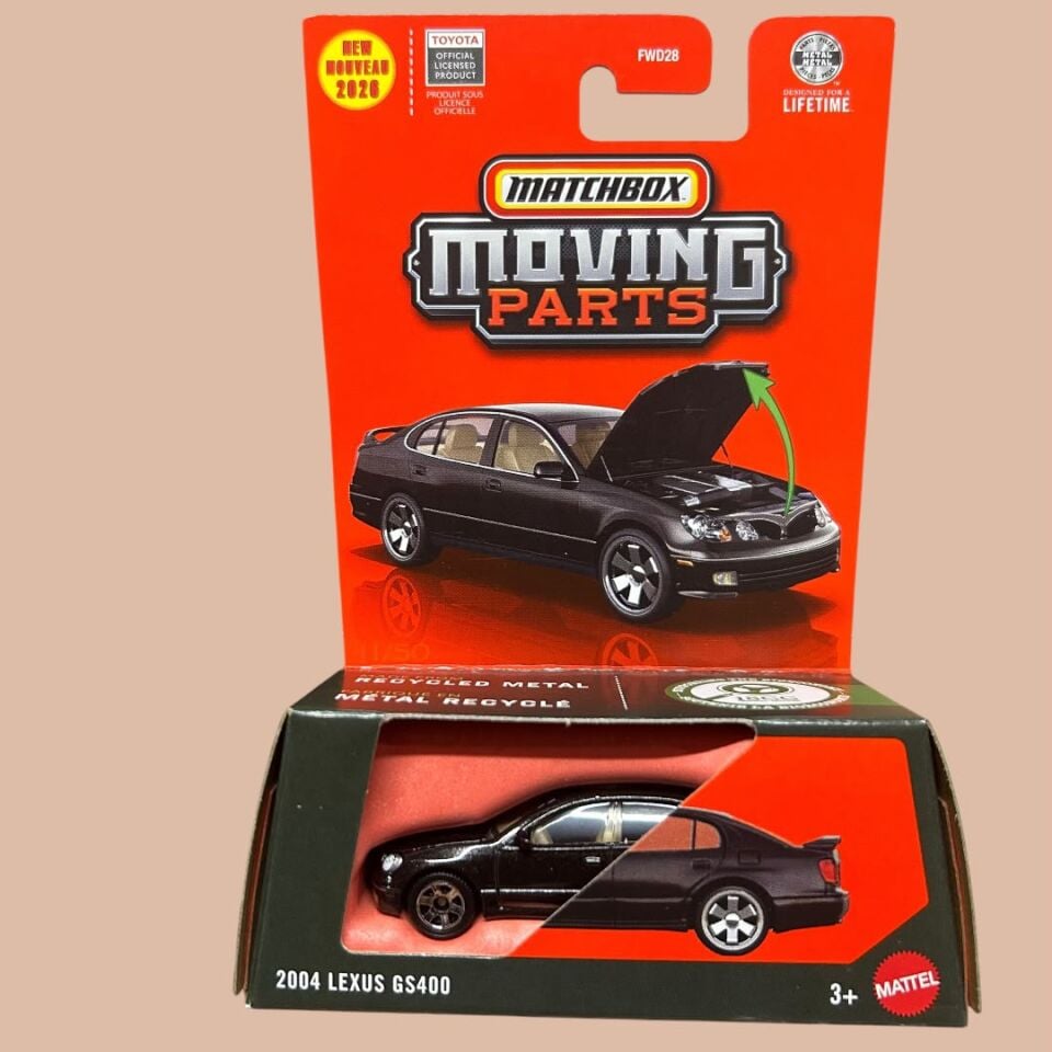 Matchbox Moving Parts 2004 Lexus GT400