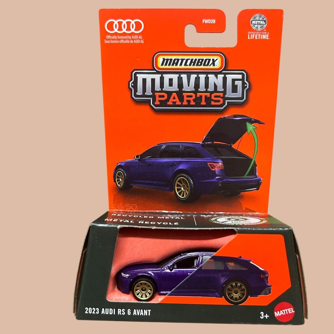 Matchbox Moving Parts 2023 Audi Rs 6 Avant