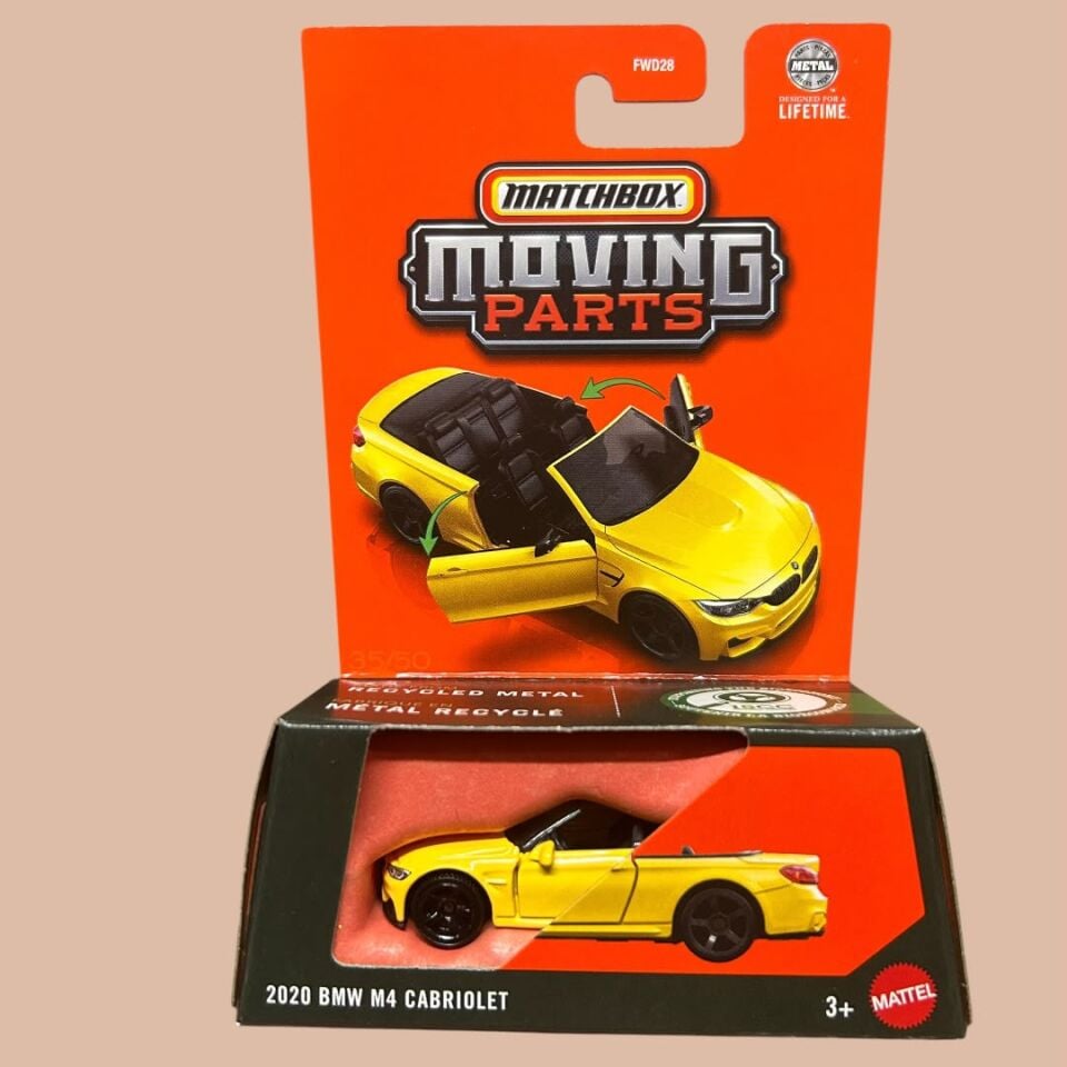 Matchbox Moving Parts 2020 Bmw M4 Cabriolet