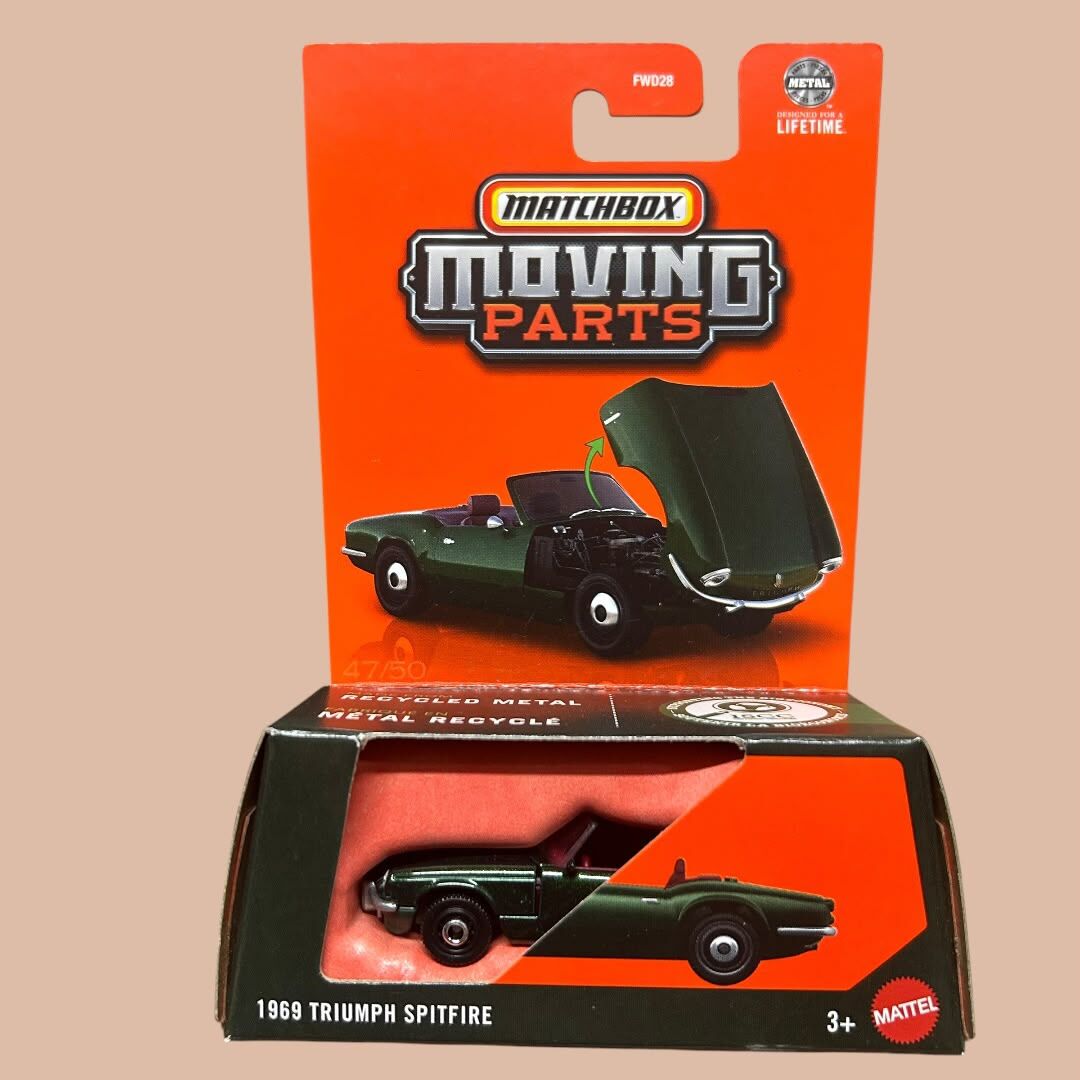 Matchbox Moving Parts 1969 Truimph Spitfire