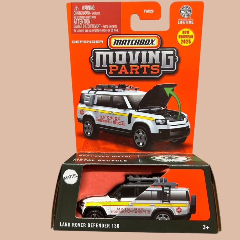 Matchbox Moving Parts Land Rover Defender 130