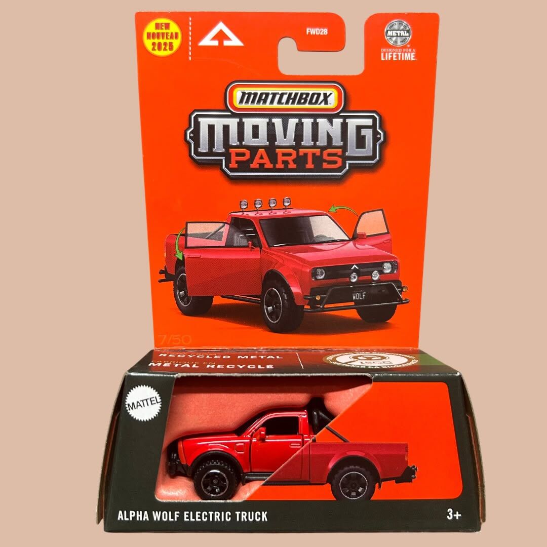 Matchbox Moving Parts Alpha Wolf Electric Truck