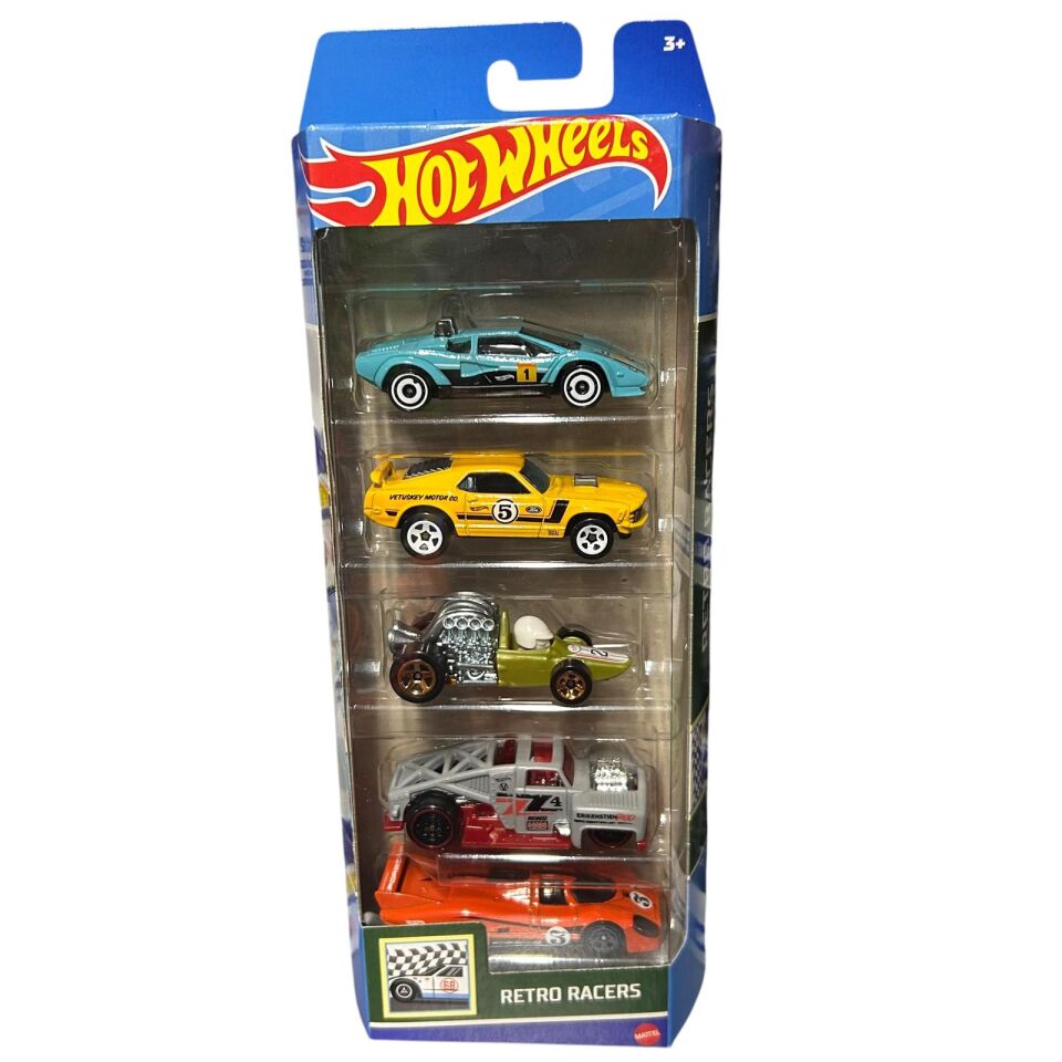 Hotwheel 5'li Set Retro Racers