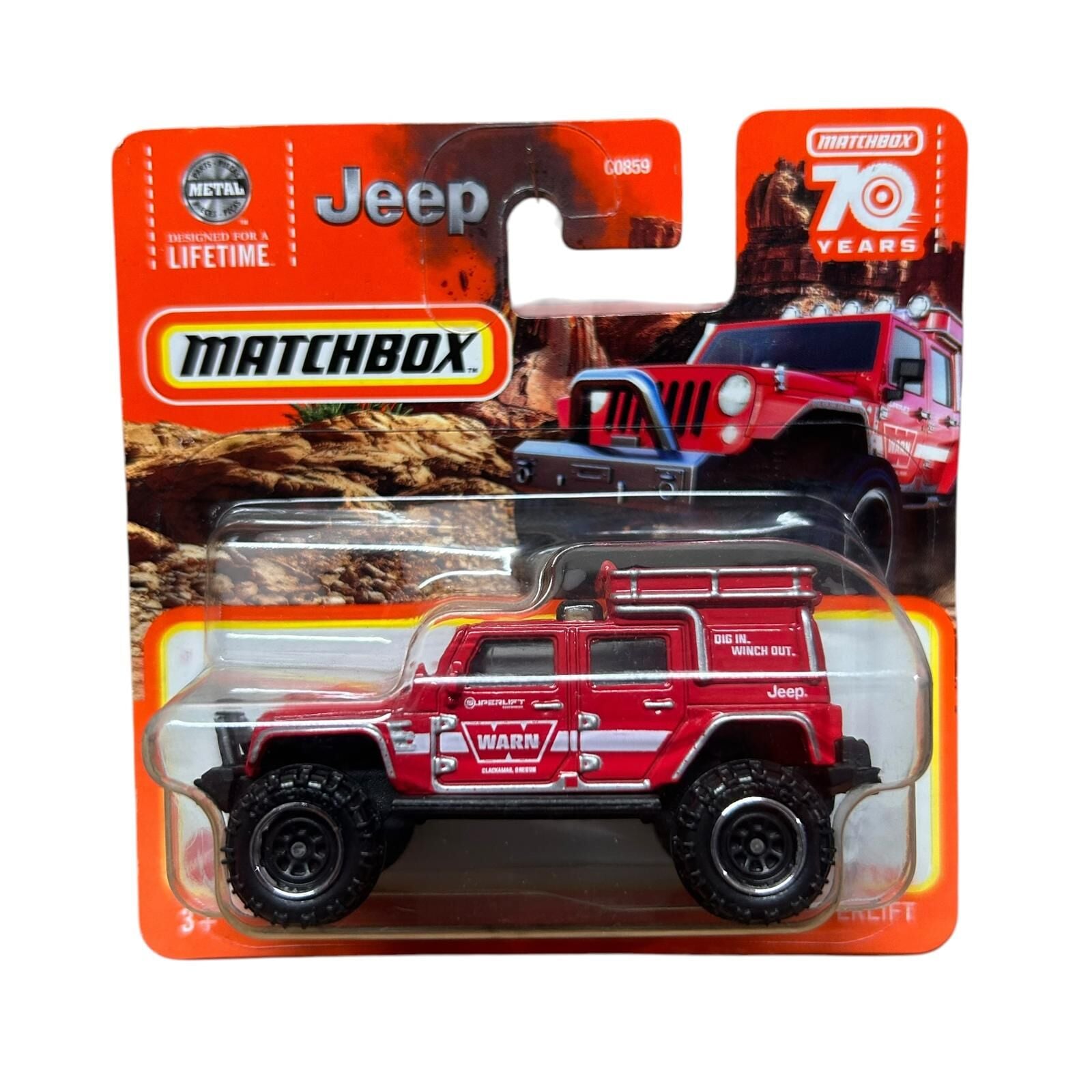 Matchbox Jeep Wrangler Super Lift