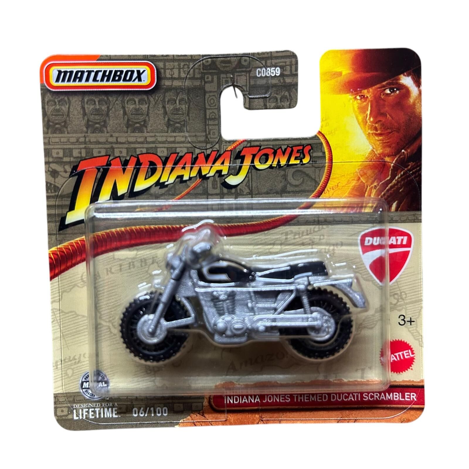 Matchbox Indiana Jones Ducati Scrambler