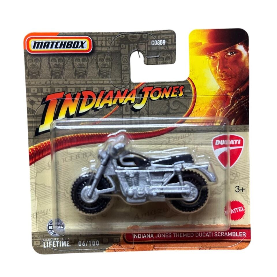 Matchbox Indiana Jones Ducati Scrambler