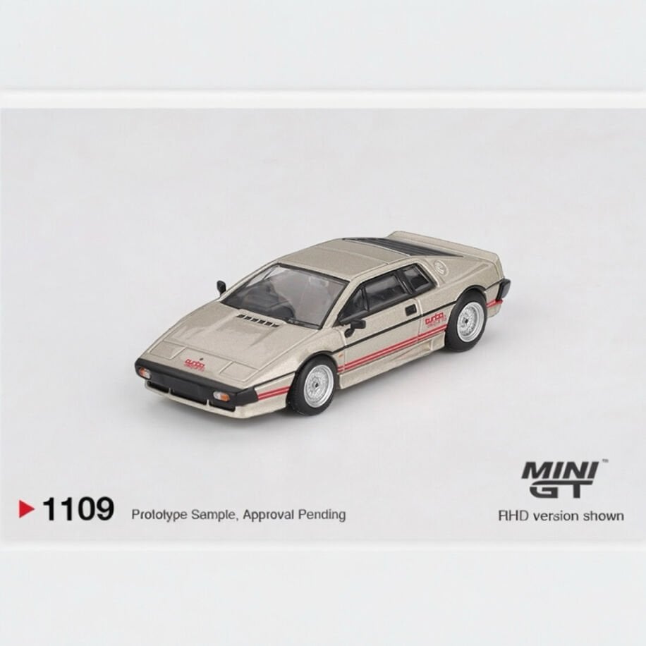 Mini Gt 1109-Lotus Esprit Turbo Metallic Silver