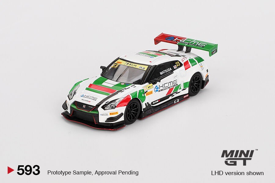 Mini Gt 593-Nissan GT-R NISMO GT3 #23 KCMG 2018 FIA GT World Cup Macau