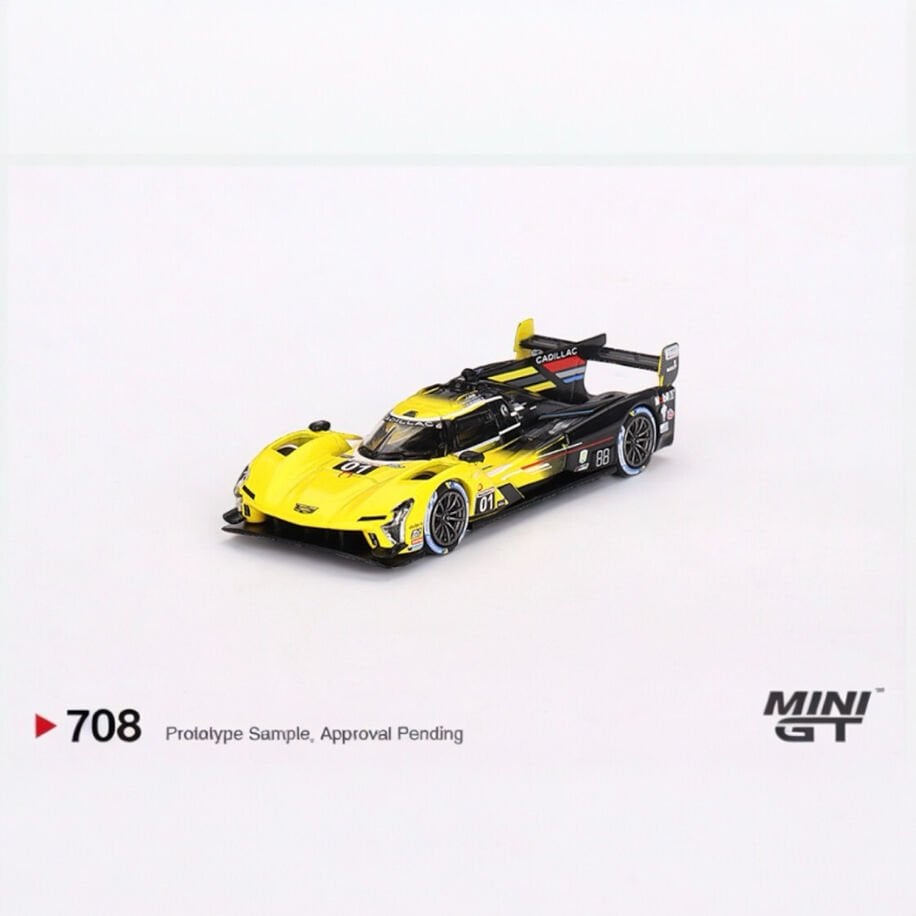 Mini Gt 708-Cadillac V-Series.R #01 Cadillac Racing 2023 IMSA Daytona 24 Hrs 3rd Place