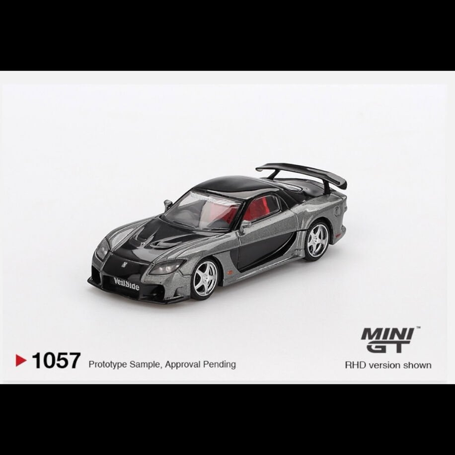 Mini Gt 1057-Mazda RX-7 VeilSide Fortune Grey